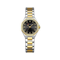 Picture of CURREN 9100 Elegant Fashion Stainless Steel Ladies Watch-Gold Black
