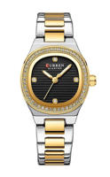 Picture of CURREN 9101 Casual Quartz Stainless Steel Luminous Ladies Watch-Black