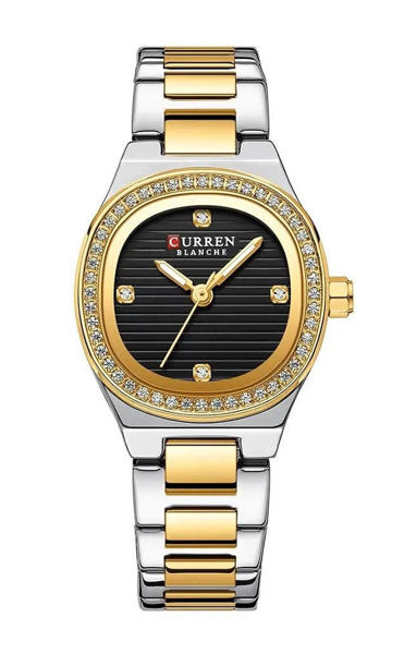 Picture of CURREN 9101 Casual Quartz Stainless Steel Luminous Ladies Watch-Black
