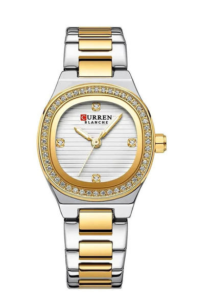 Picture of CURREN 9101 Casual Quartz Stainless Steel Luminous Ladies Watch-White