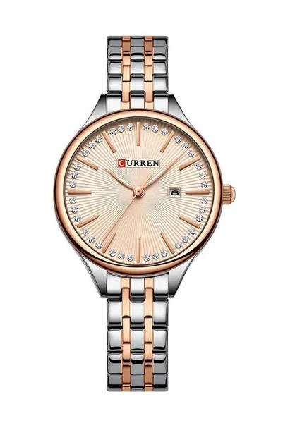 Picture of CURREN 9099 Small Dial Simple Stainless Steel Ladies Watch-Rose gold
