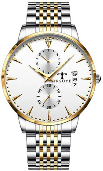 Picture of Trsoye 638 Stainless Steel Watch for Men – Silver & Rose Gold