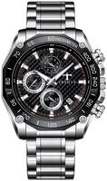 Picture of Trsoye 6617 Quartz Watch for Men – Silver & Black