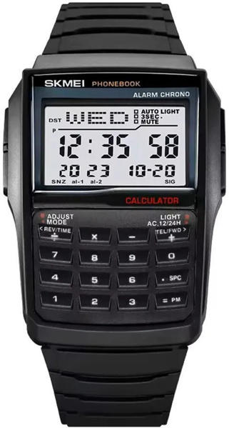 Picture of SKMEI 2255 Calculator Style Digital Watch For Men-Black