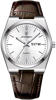 Picture of Poedagar 930 Elegant Ultra-Thin Gemstone Leather Luminous Quartz Watch- Brown