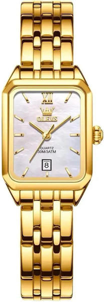 Picture of OLEVS 5616 Stainless Steel Korean Style Waterproof Ladies Watch-White