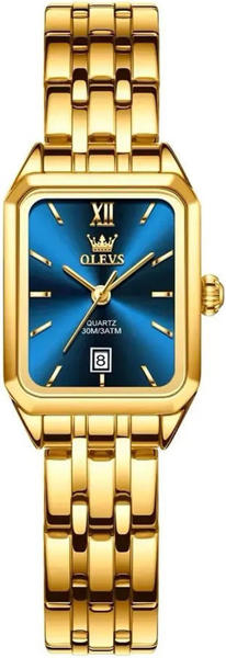 Picture of OLEVS 5616 Stainless Steel Korean Style Waterproof Ladies Watch-Blue
