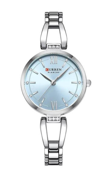 Picture of CURREN 9092 Elegant Stainless Steel Classic Women Quartz Watch- Silver