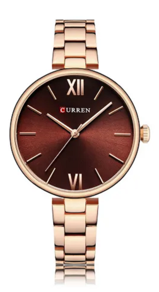 Picture of CURREN 9017 Luxury Brand Watch – For Women – Rose Gold & Copper