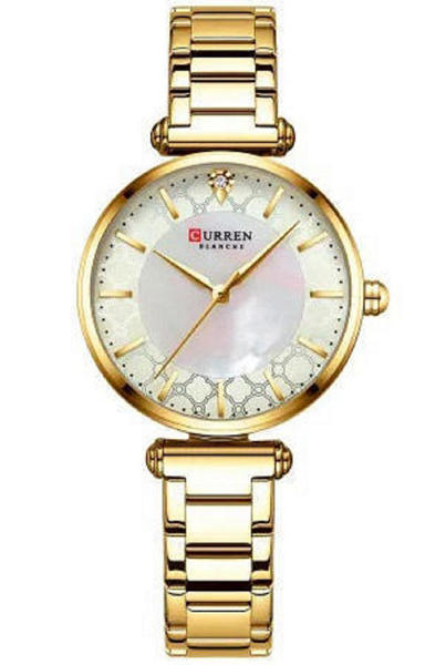 Picture of Curren 9072L Montre Femme Women’s Bracelet Watch – Gold & White