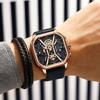 Picture of Nektom 8238 Leather Multifunctional Watch for Men - Gold