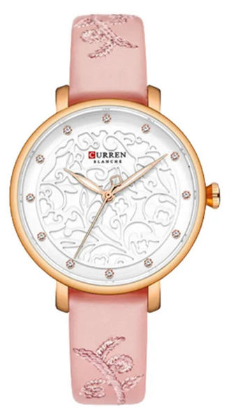 Picture of Curren 9046 Creative Rhinestone Luxury Women Watch- Pink