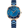 Picture of CURREN C9051L Quartz Stainless Steel Strap Women Wristwatch – Blue & Rose Gold
