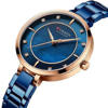 Picture of CURREN C9051L Quartz Stainless Steel Strap Women Wristwatch – Blue & Rose Gold