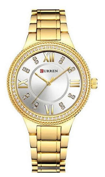 Picture of CURREN C9004L Stainless Steel Watch for Women – Gold & White