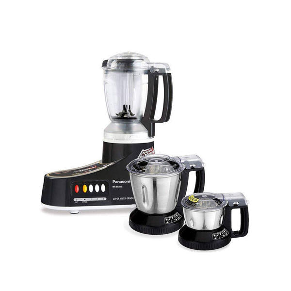 Picture of Panasonic MX-AC300 1000W 3 Jars Super Mixer Grinder - (Black)