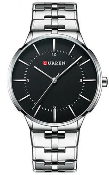 Picture of Curren 8321 Quartz Watch for Men - Silver & Black