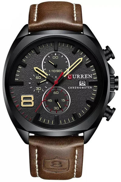 Picture of Curren 8324 Belt Quartz Watch for Men - Brown & Black