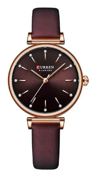 Picture of Curren 9081 Belt Wristwatches for Women – Dark Maroon