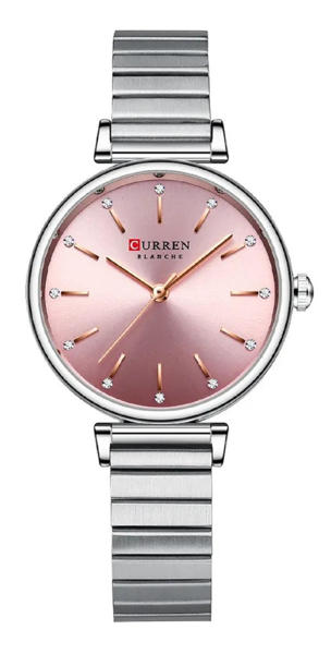 Picture of Curren 9081 Quartz Wristwatches for Women – Silver & Pink