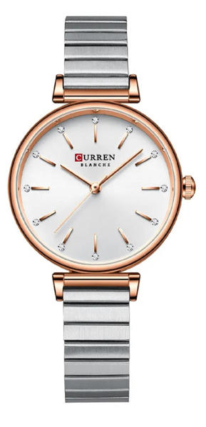Picture of Curren Stainless Steel Analog Women’s Watch (9081)-Silver Rose Gold