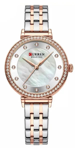 Picture of CURREN 9087 Watches for Women – Silver & Rose Gold