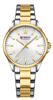 Picture of CURREN 9090 Watches for Women – Silver Gold & White