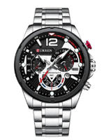 Picture of CURREN 8395 Luxury Brand Watch for Men – Silver & Black