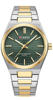 Picture of Curren 8439 Luxury Stainless Steel Man Watch - Golden Green- Silver Gold & Green