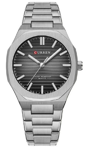 Picture of Curren 8456 Luxury Brand Watch for Men - Silver & Black