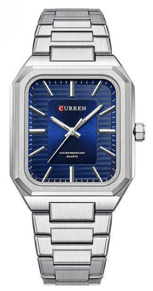 Picture of Curren 8457 Luxury Brand Watch for Men - Silver & Blue