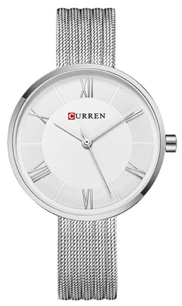 Picture of CURREN C9020SL Classic Chain Watch for Women- Silver