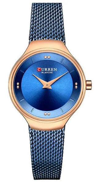 Picture of Curren 9028 Classic Chain Watch for Women - Blue