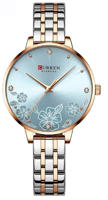 Picture of CURREN 9068 Luxury Steel Strap Quartz Ladies Watch-Toton Blue