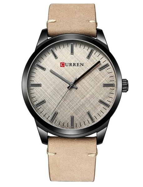 Picture of Curren 8386 Quartz Leather Belt Watch For Men - Khaki