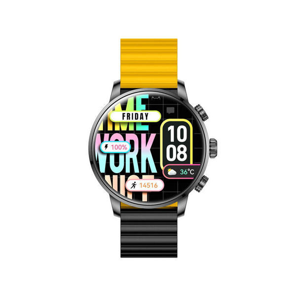 Picture of Kieslect KR2 Calling 1.43" FHD AMOLED Smart Watch (Double Strap + Protector) - Black