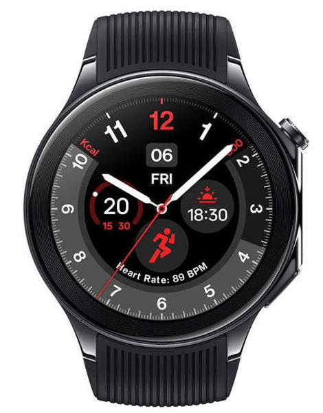 Picture of OnePlus Watch 2 BT Calling 1.43" AMOLED 1000 nits 5ATM GPS With 32GB ROM/2GB RAM & Wear OS SmartWatch - Black