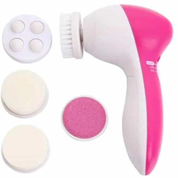 Picture of AE-8782 5-in-1 Beauty Care Massager Facial Cleanser System &amp; Amp Brush