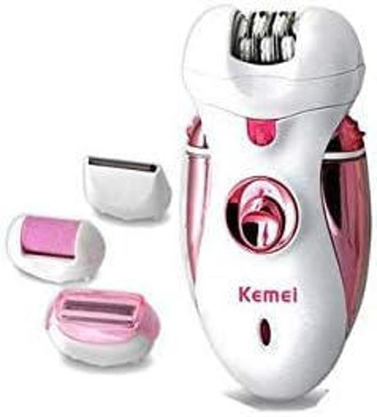 Picture of Kemei KM-2530 Rechargeable Epilator &amp; Shaver 4 in 1 Beauty For Women