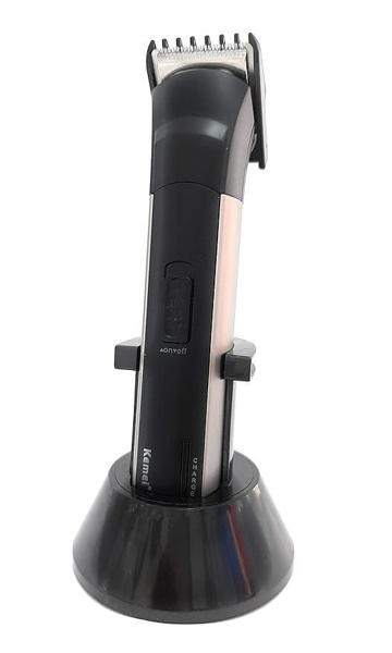 Picture of Kemei KM-2599 Rechargeable Beard Trimmer & Hair Clipper Black For Men