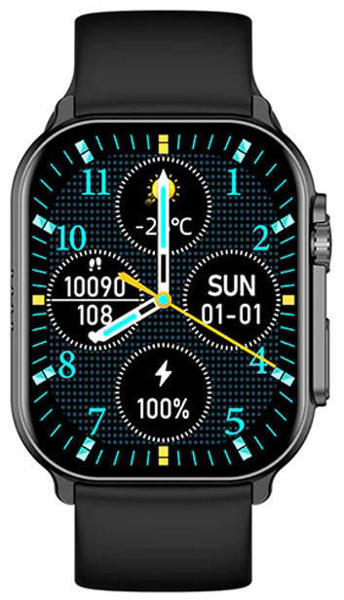 Picture of IMIKI SF1E Curved 2.01" AMOLED Calling Smart Watch - Black