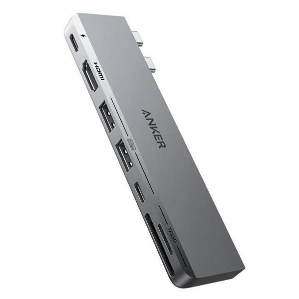 Picture of Anker 547 7-in-2 USB-C Hub for MacBook (A8354HA1)-Grey