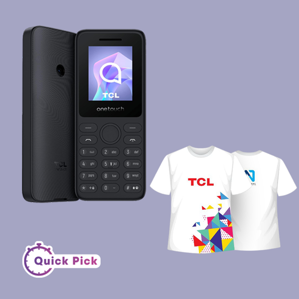 Picture of TCL Onetouch 4021 Compact Feature Phone (Gift Free : T-Shirt )