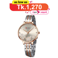 Picture of CURREN 9068 Luxury Steel Strap Quartz Ladies Watch-Toton Ash