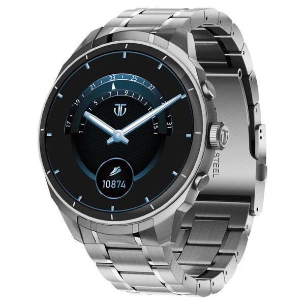 Picture of Titan Heritage Premium Smartwatch with All SS Design, 3.6 CM AMOLED Display, BT Calling, Advanced Chipset, Titan Health