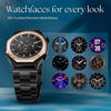 Picture of Titan Maestro Premium Metal Smartwatch with All SS construction, SingleSync BT Calling, Functional Crown