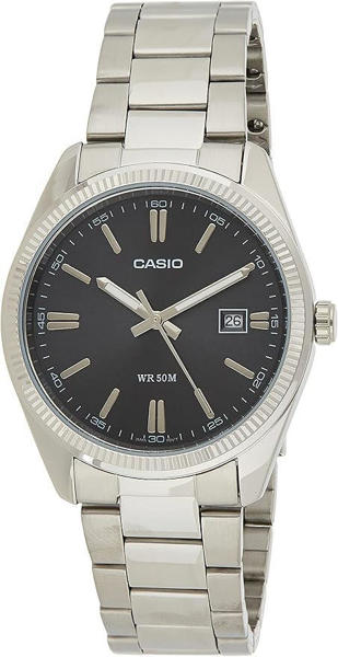 Picture of Casio Enticer Date Silver Chain Watch MTP-1302D-1A1VDF