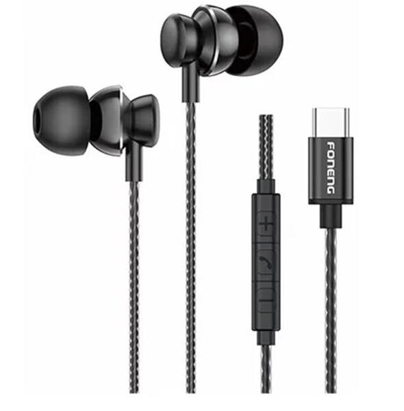 Picture of FONENG Heavy Bass In-Ear Type-C Wired Earphone (T67)