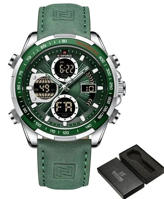 Picture of Naviforce 9197 L Quartz Men’s Watch–Silver Green