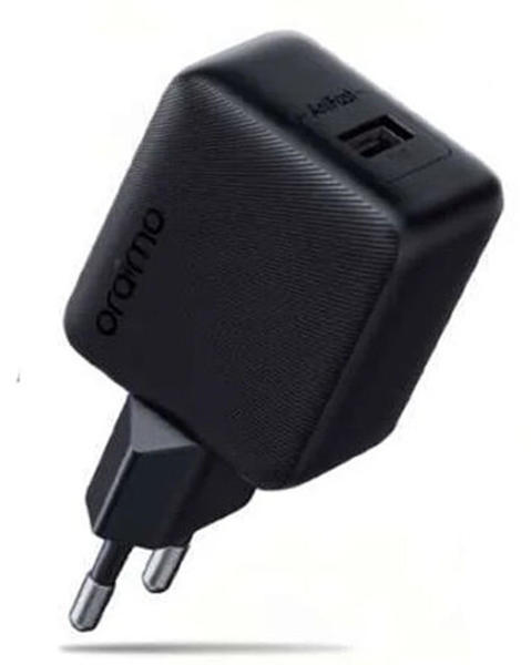 Picture of Oraimo PowerGan 33W fast Charger Pro Dual Output Adapter With Type-C Cable (OCW-7331E+C54)- Black